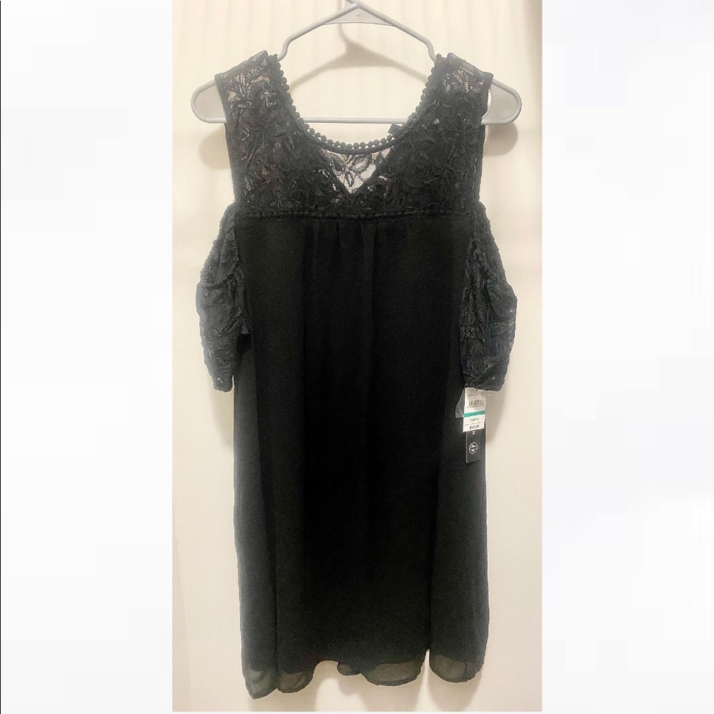 Black Cold Shoulder Dress